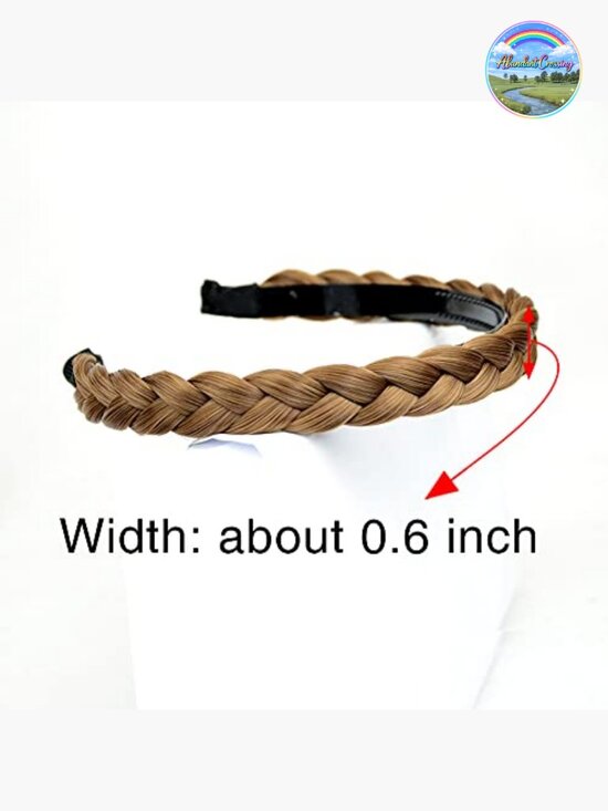 Woven Synthetic Hair Headband Braid with Teeth for Women main image 4